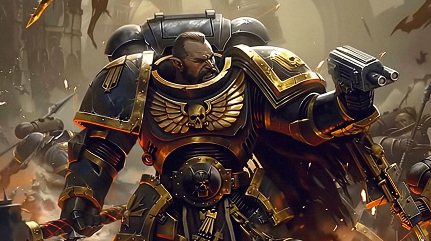 Primarch Ferrus Manus scene